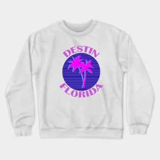 Destin Florida Neon Crewneck Sweatshirt